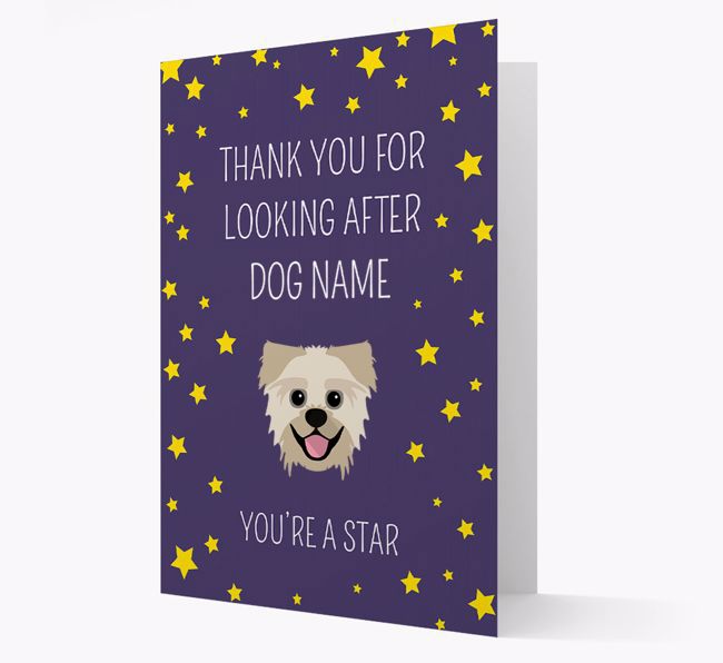 Personalized 'You're A Star' Thank You Card